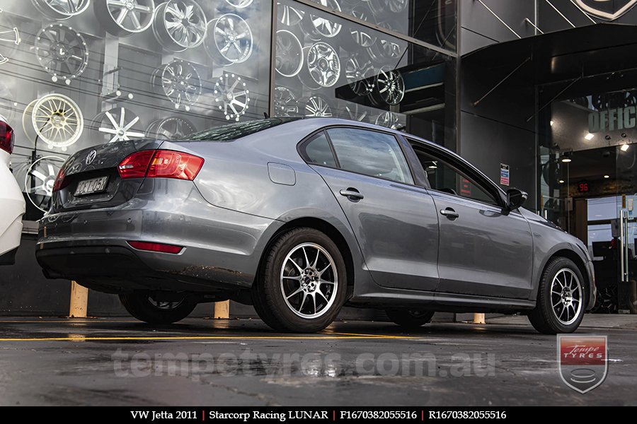 16x7.0 Starcorp Racing LUNAR on VW JETTA