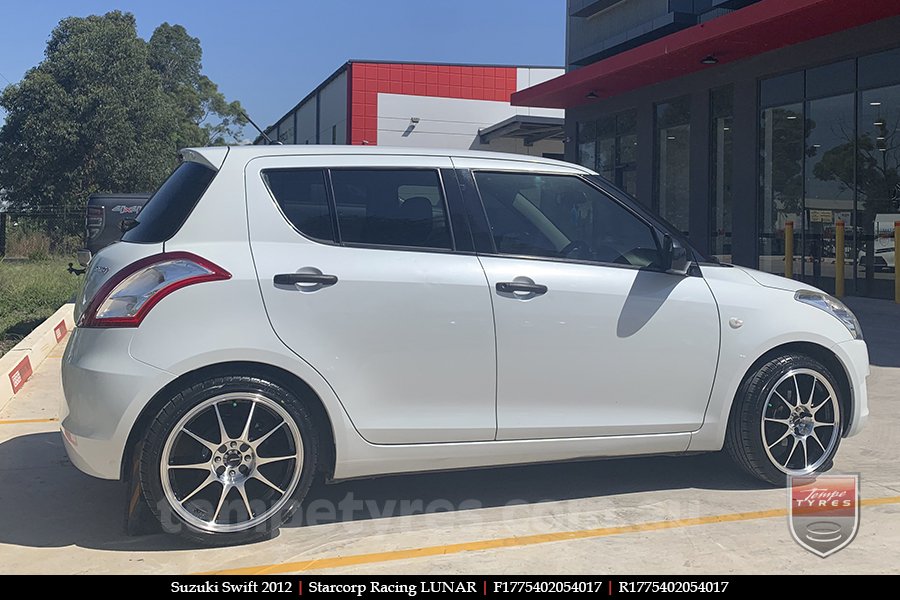 17x7.5 Starcorp Racing LUNAR on SUZUKI SWIFT