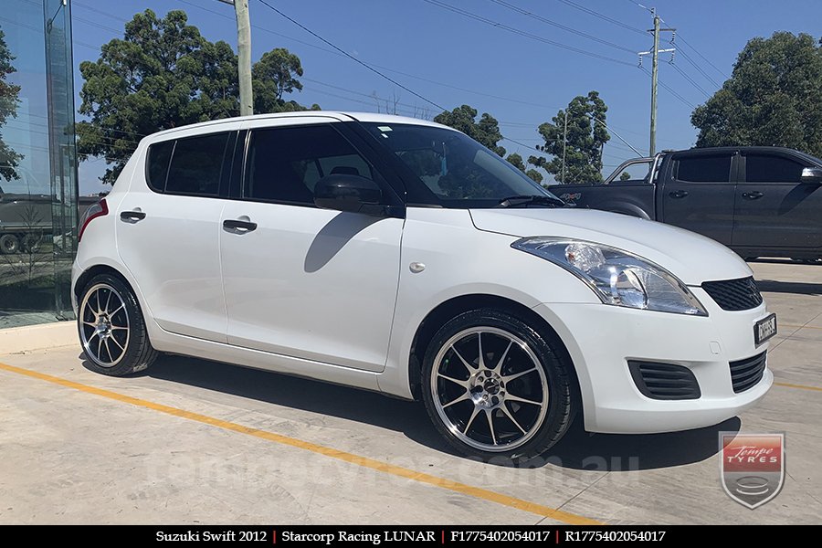 17x7.5 Starcorp Racing LUNAR on SUZUKI SWIFT