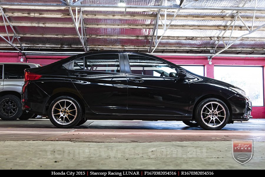 16x7.0 Starcorp Racing LUNAR on HONDA CITY