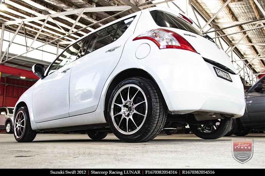 16x7.0 Starcorp Racing LUNAR on SUZUKI SWIFT