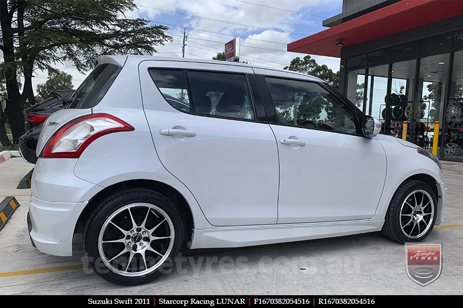 16x7.0 Starcorp Racing LUNAR on SUZUKI SWIFT