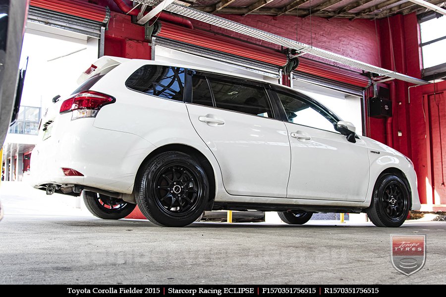 15x7.0 Starcorp Racing ECLIPSE on TOYOTA COROLLA