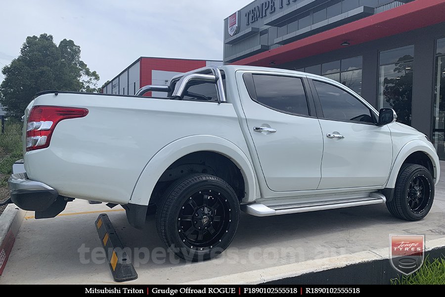 18x9.0 Grudge Offroad ROGUE on MITSUBISHI TRITON