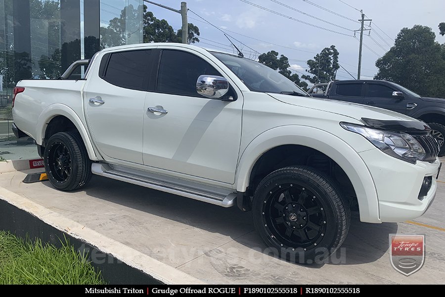 18x9.0 Grudge Offroad ROGUE on MITSUBISHI TRITON