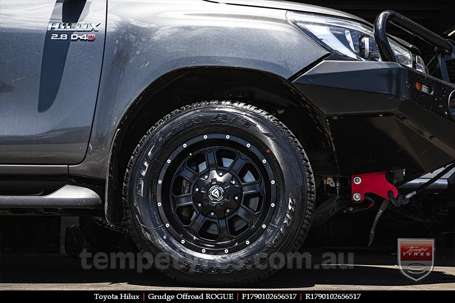 17x9.0 Grudge Offroad ROGUE on TOYOTA HILUX