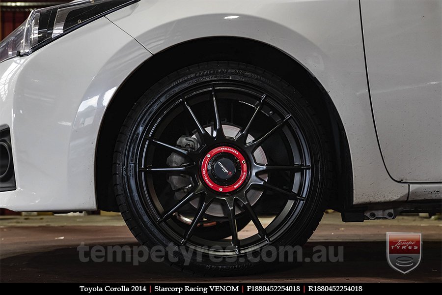 18x8.0 Starcorp Racing VENOM on TOYOTA COROLLA