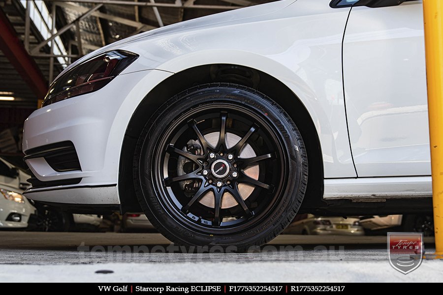 17x7.5 Starcorp Racing ECLIPSE on VW GOLF