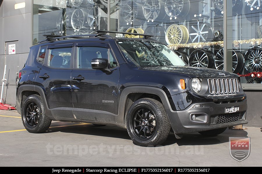 17x7.5 Starcorp Racing ECLIPSE on JEEP RENEGADE