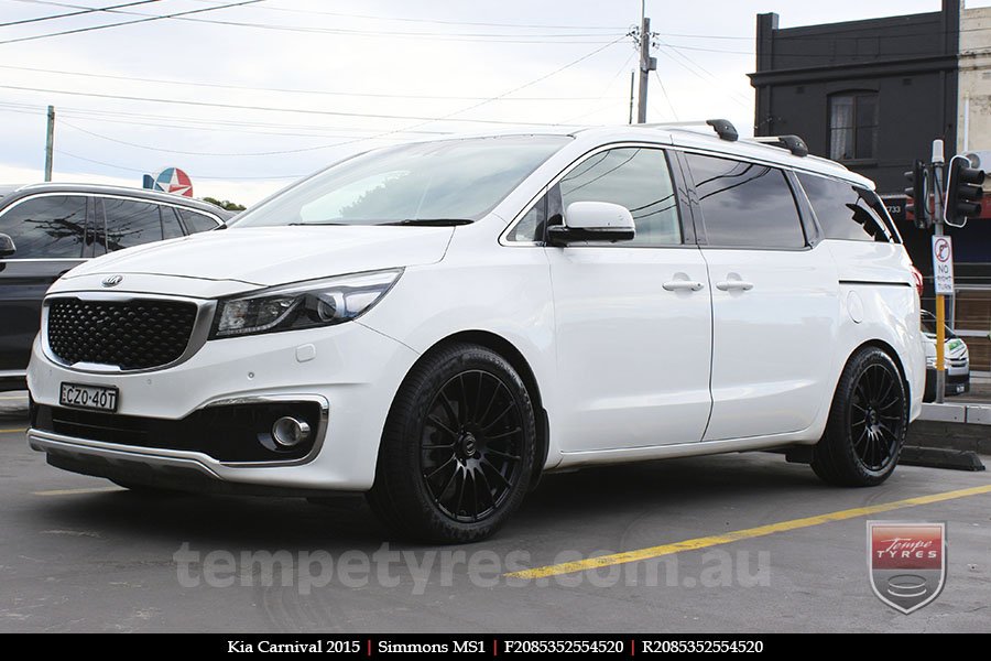 20x8.5 20x10 Simmons MS1 MK on KIA CARNIVAL