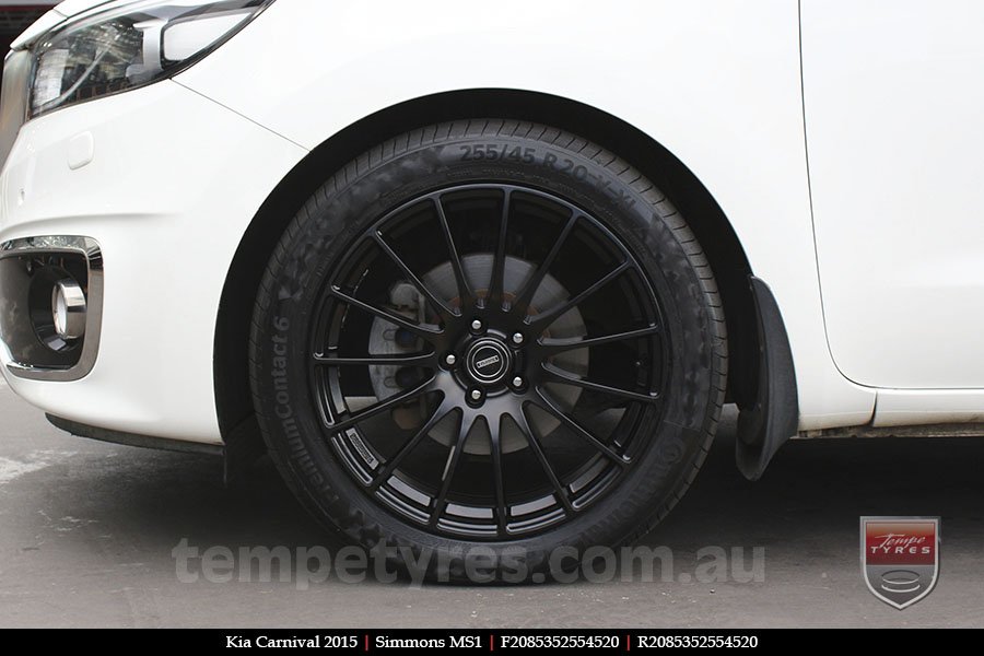 20x8.5 20x10 Simmons MS1 MK on KIA CARNIVAL