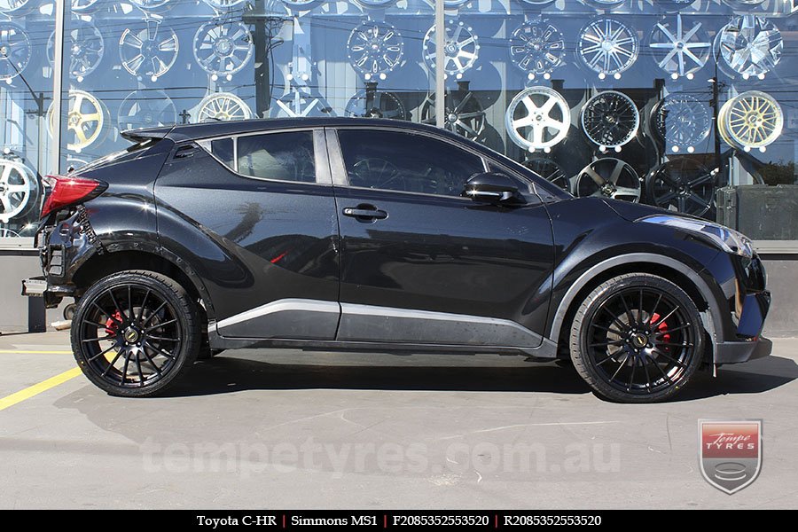 20x8.5 20x10 Simmons MS1 MK on TOYOTA C-HR