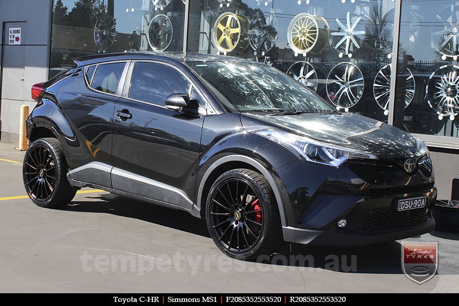 20x8.5 20x10 Simmons MS1 MK on TOYOTA C-HR