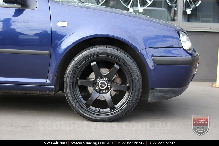 17x7.0 Starcorp Racing PURSUIT on VW GOLF