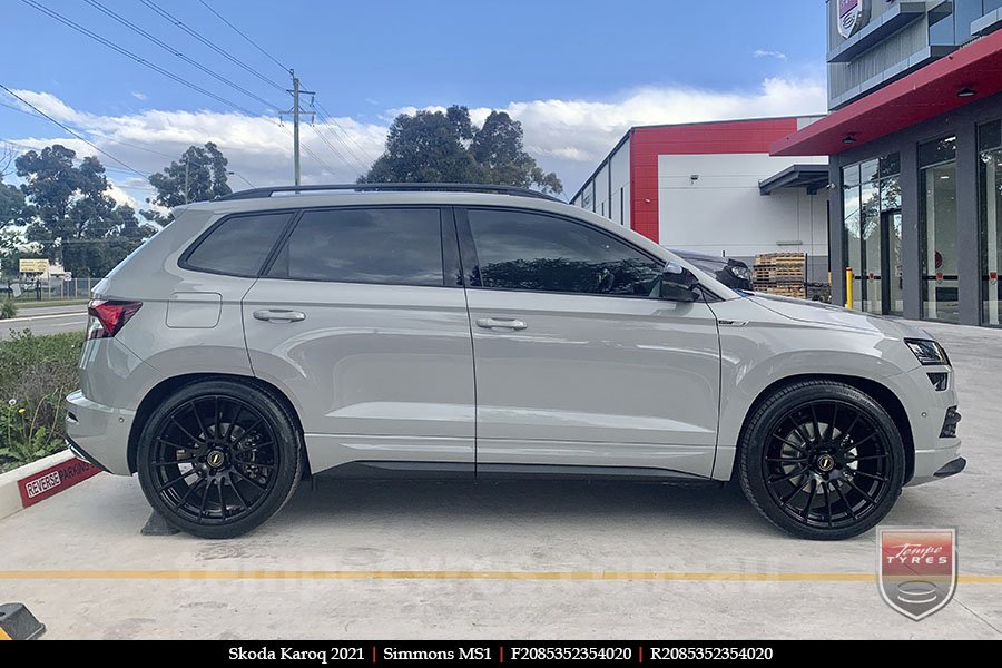 20x8.5 20x10 Simmons MS1 MK on SKODA KAROQ