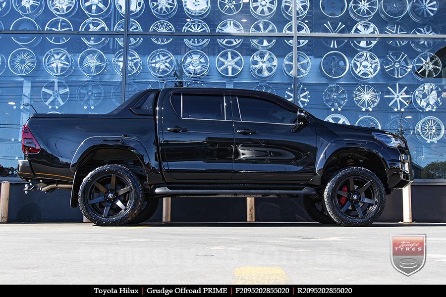 20x9.5 Grudge Offroad PRIME on TOYOTA HILUX