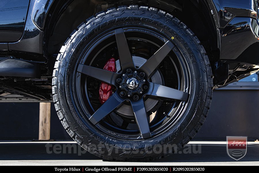 20x9.5 Grudge Offroad PRIME on TOYOTA HILUX