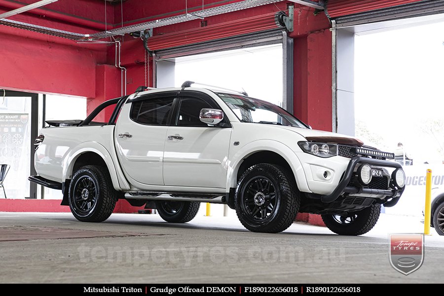 18x9.0 Grudge Offroad DEMON on MITSUBISHI TRITON