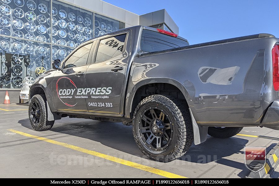 18x9.0 Grudge Offroad RAMPAGE on MERCEDES X-Class