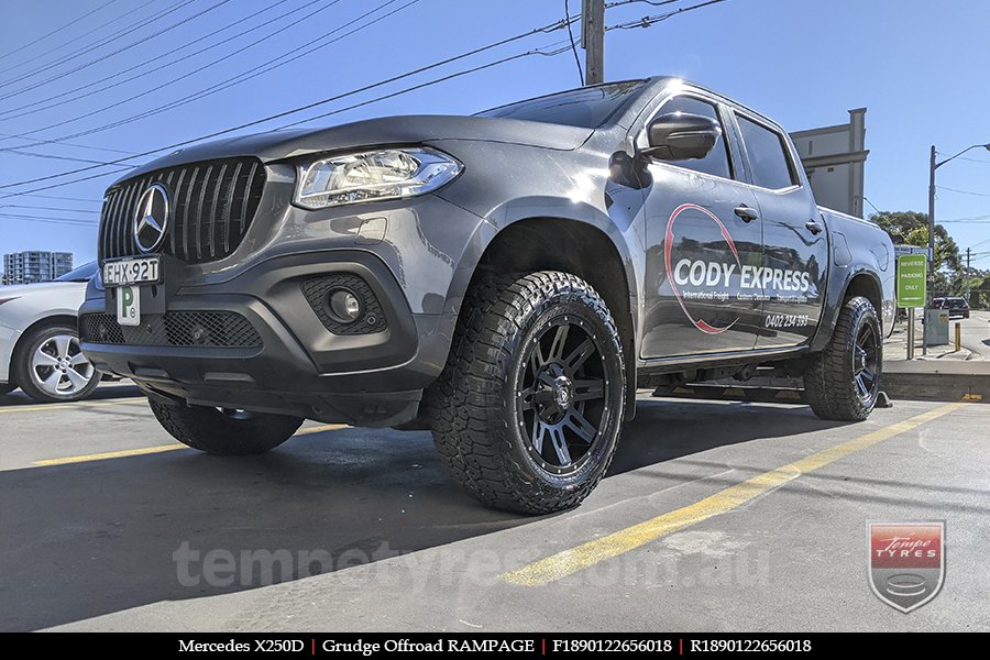 18x9.0 Grudge Offroad RAMPAGE on MERCEDES X-Class