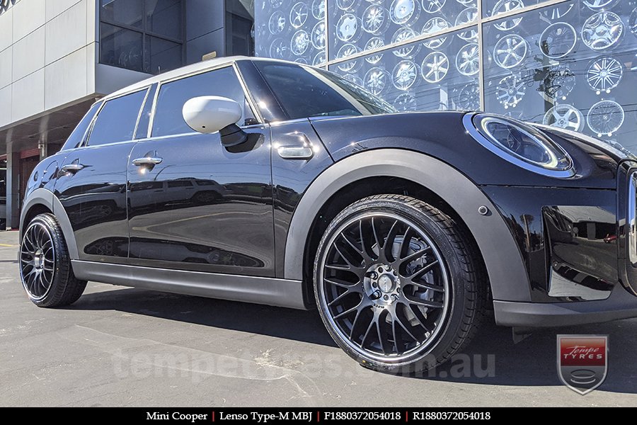 18x8.0 Lenso Type-M MBJ on MINI COOPER