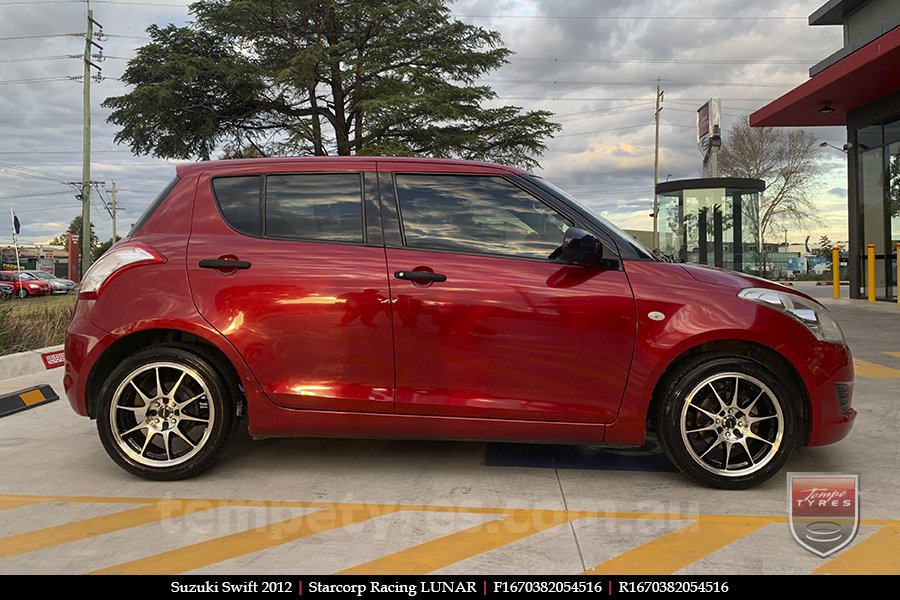 16x7.0 Starcorp Racing LUNAR on SUZUKI SWIFT