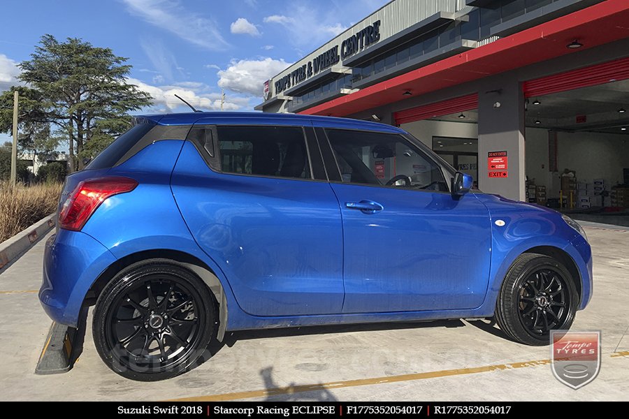 17x7.5 Starcorp Racing ECLIPSE on SUZUKI SWIFT