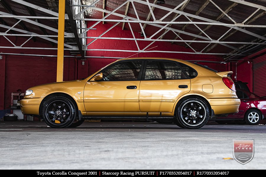 17x7.0 Starcorp Racing PURSUIT on TOYOTA COROLLA