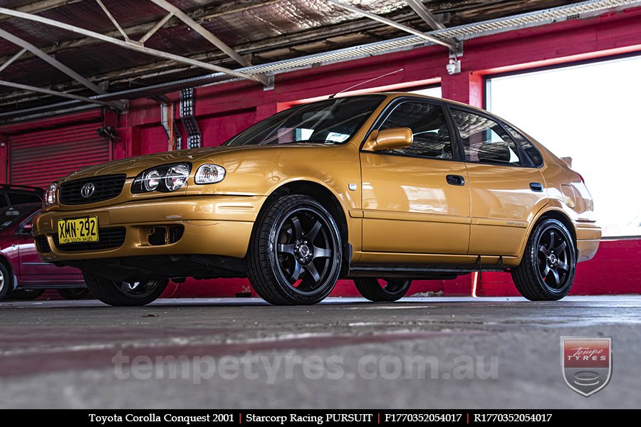 17x7.0 Starcorp Racing PURSUIT on TOYOTA COROLLA