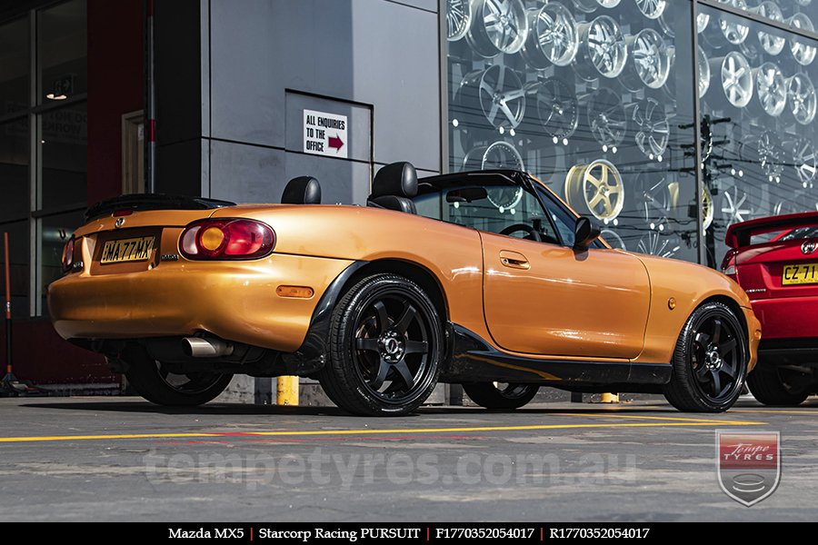 17x7.0 Starcorp Racing PURSUIT on MAZDA MX5