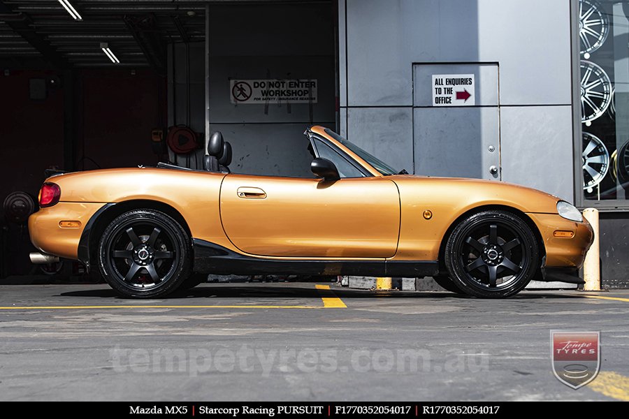 17x7.0 Starcorp Racing PURSUIT on MAZDA MX5