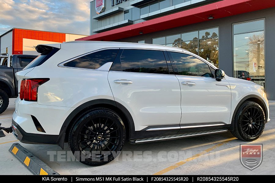 20x8.5 20x10 Simmons MS1 MK on KIA Sorento