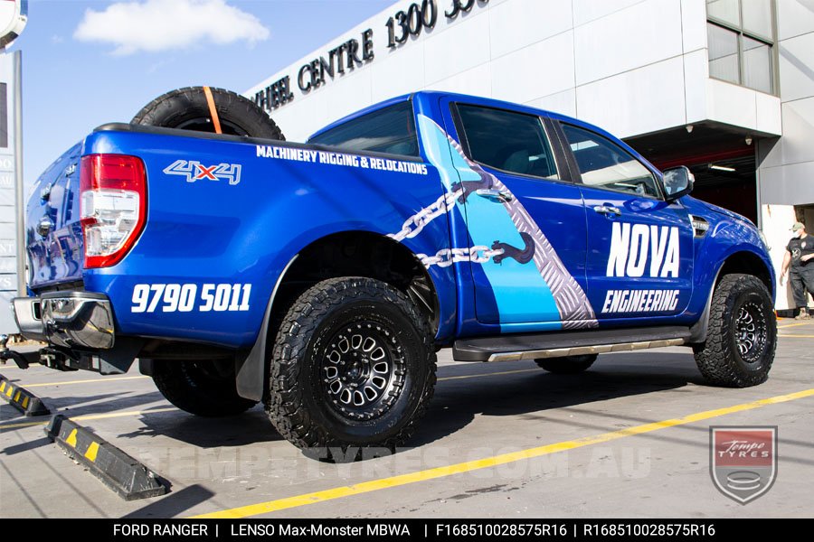 16x8.5 Lenso Max-Monster MBWA on Ford Ranger