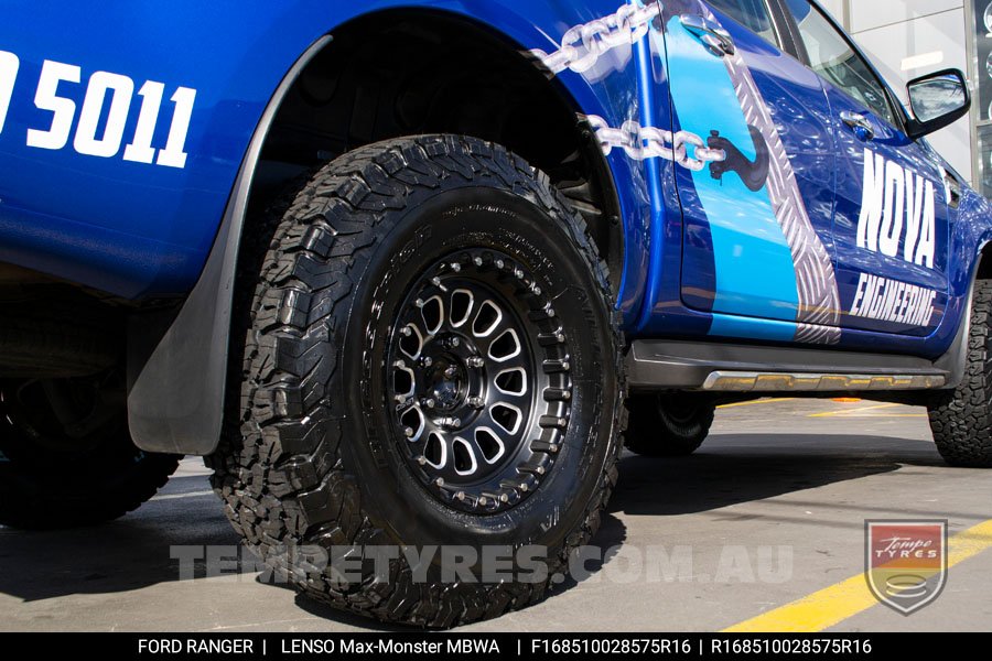 16x8.5 Lenso Max-Monster MBWA on Ford Ranger