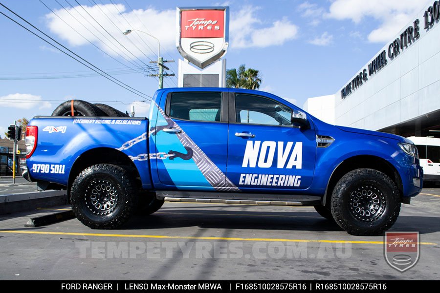 16x8.5 Lenso Max-Monster MBWA on Ford Ranger