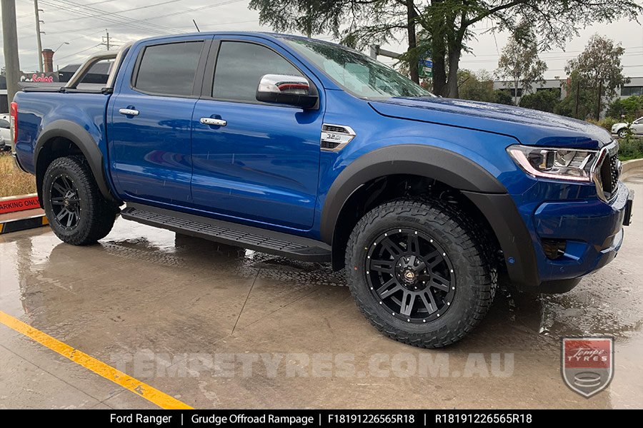 18x9.0 Grudge Offroad RAMPAGE on Ford Ranger