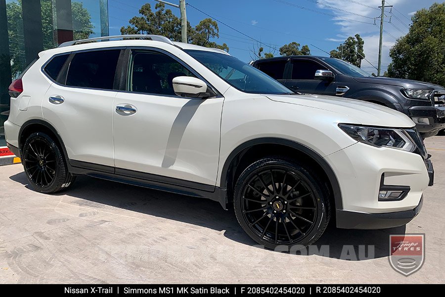 20x8.5 20x10 Simmons MS1 MK on Nissan X-Trail