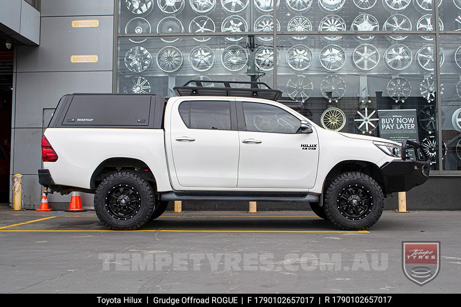 17x9.0 Grudge Offroad ROGUE on Toyota Hilux