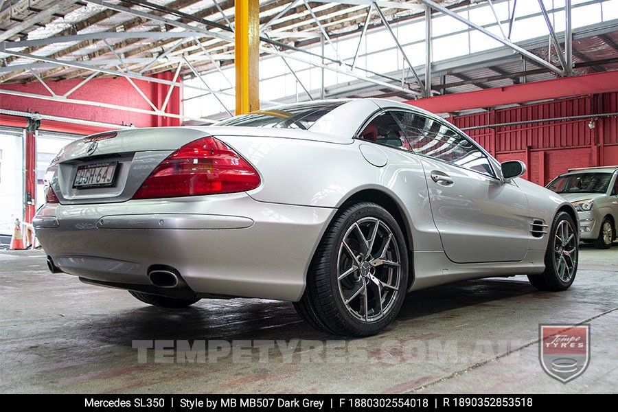 18x8.0 18x9.0 5626 MB507 Dark Grey on Mercedes SL-Class