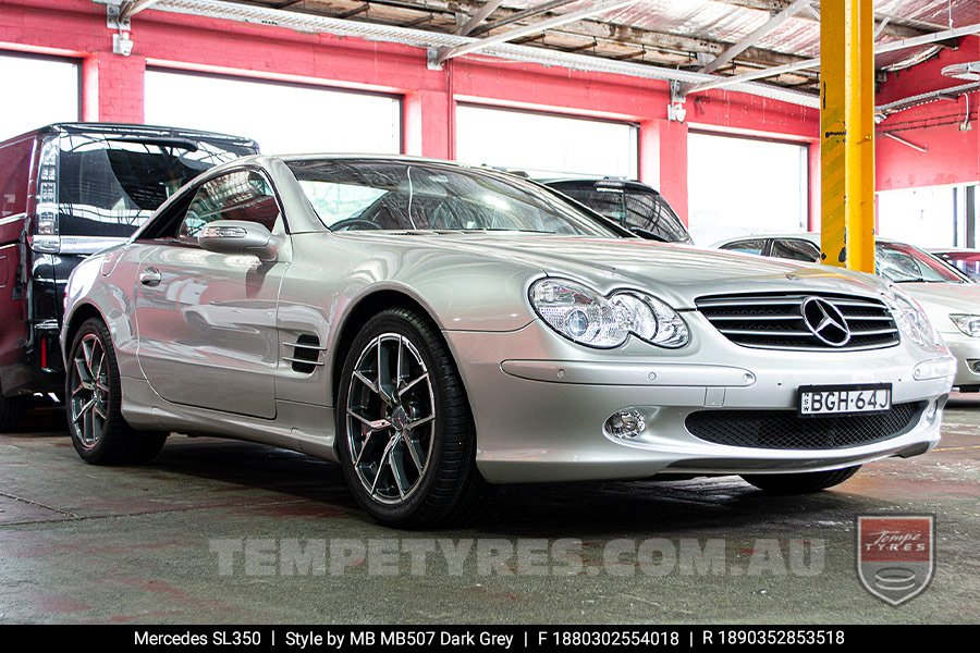 18x8.0 18x9.0 5626 MB507 Dark Grey on Mercedes SL-Class