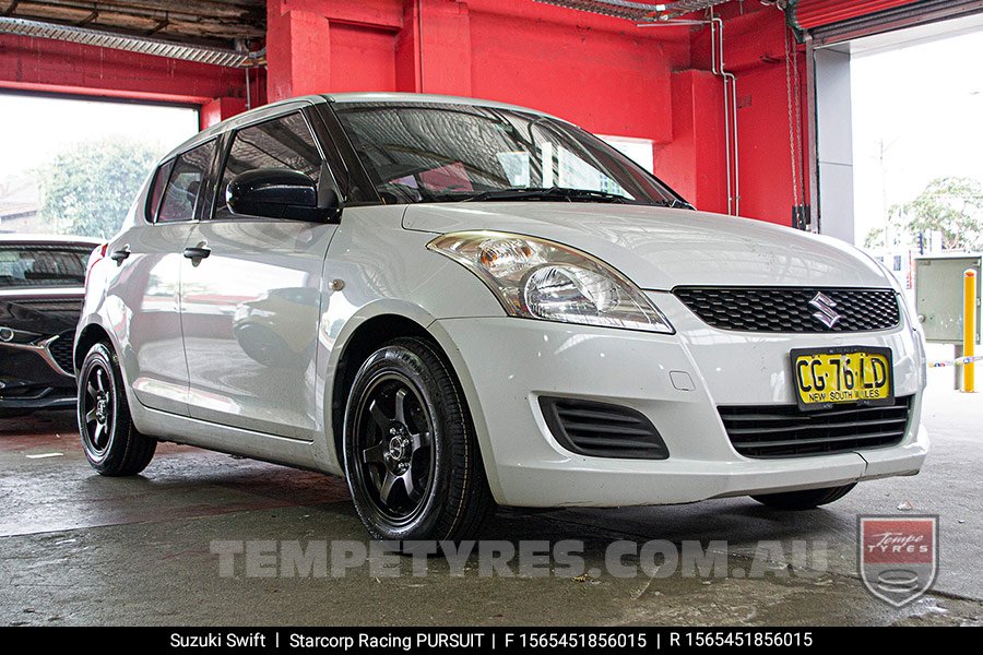 15x6.5 Starcorp Racing PURSUIT on Suzuki Swift