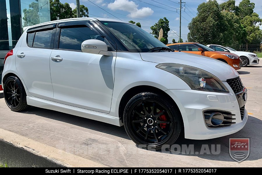 17x7.5 Starcorp Racing ECLIPSE on Suzuki Swift