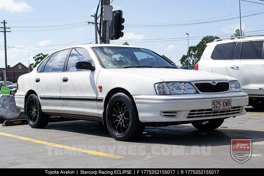 17x7.5 Starcorp Racing ECLIPSE on Toyota Avalon