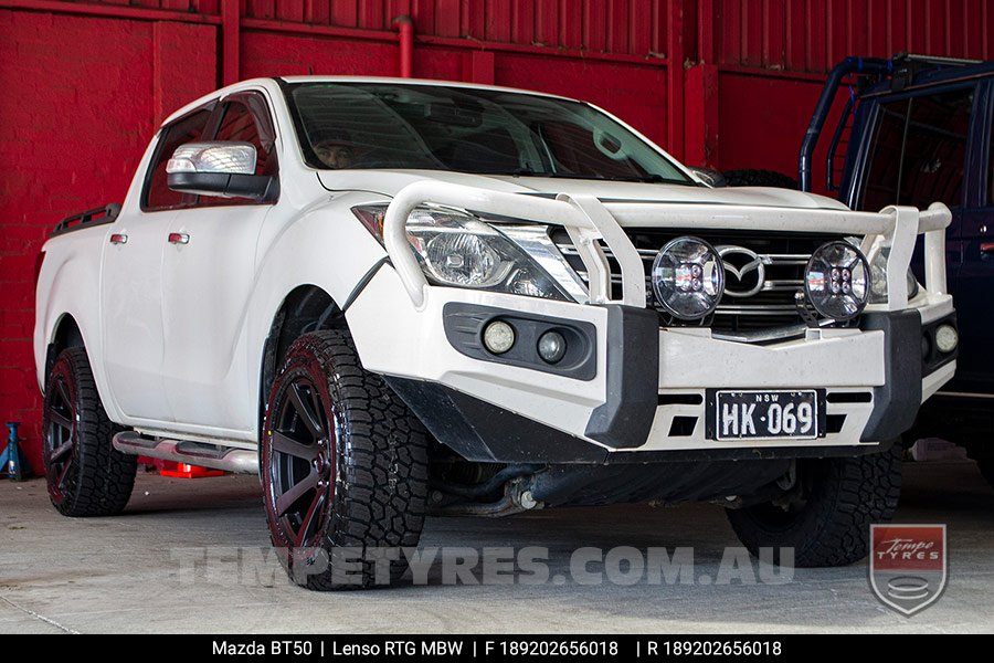 18x9.0 Lenso RTG MBW on Mazda BT50