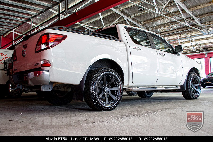 18x9.0 Lenso RTG MBW on Mazda BT50