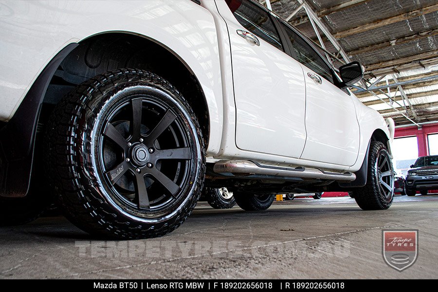 18x9.0 Lenso RTG MBW on Mazda BT50