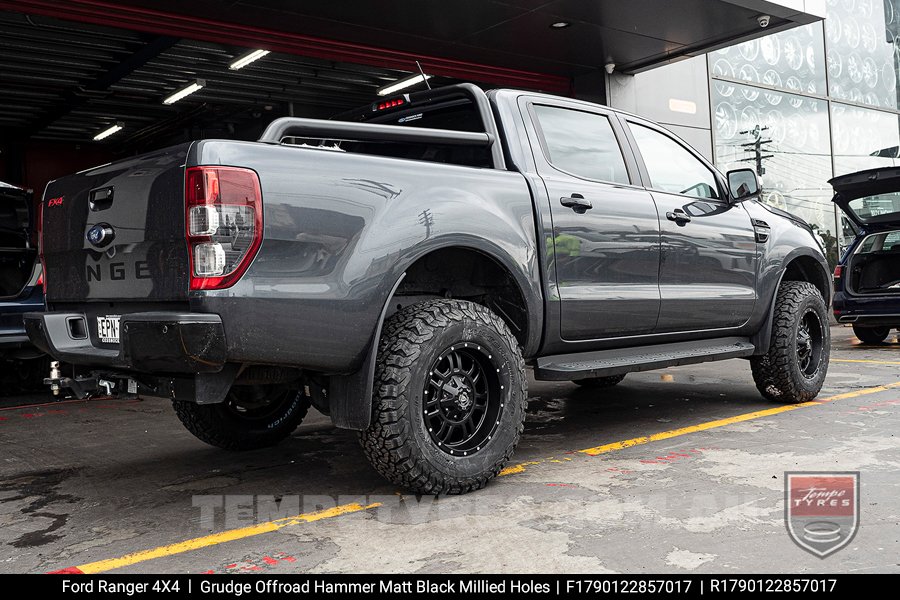 17x9.0 Grudge Offroad HAMMER on Ford Ranger