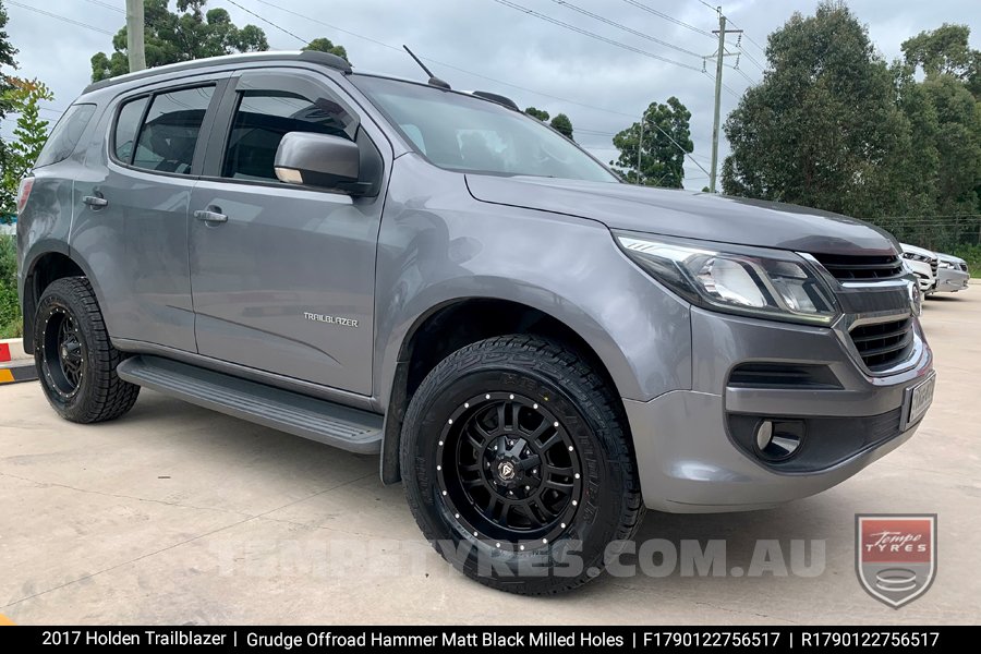 17x9.0 Grudge Offroad HAMMER on HOLDEN TRAILBLAZER