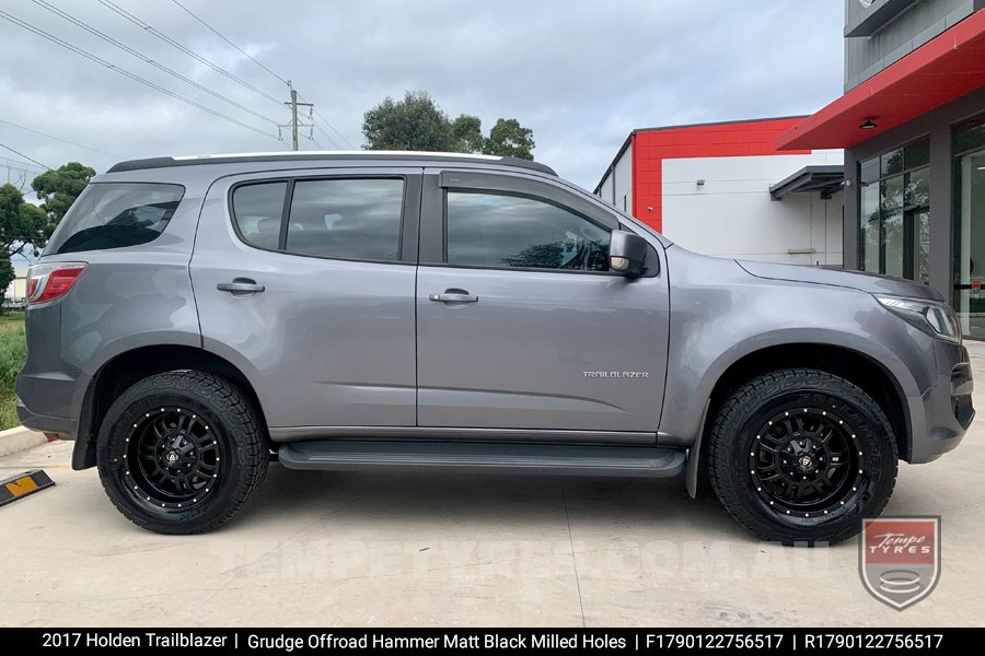 17x9.0 Grudge Offroad HAMMER on HOLDEN TRAILBLAZER