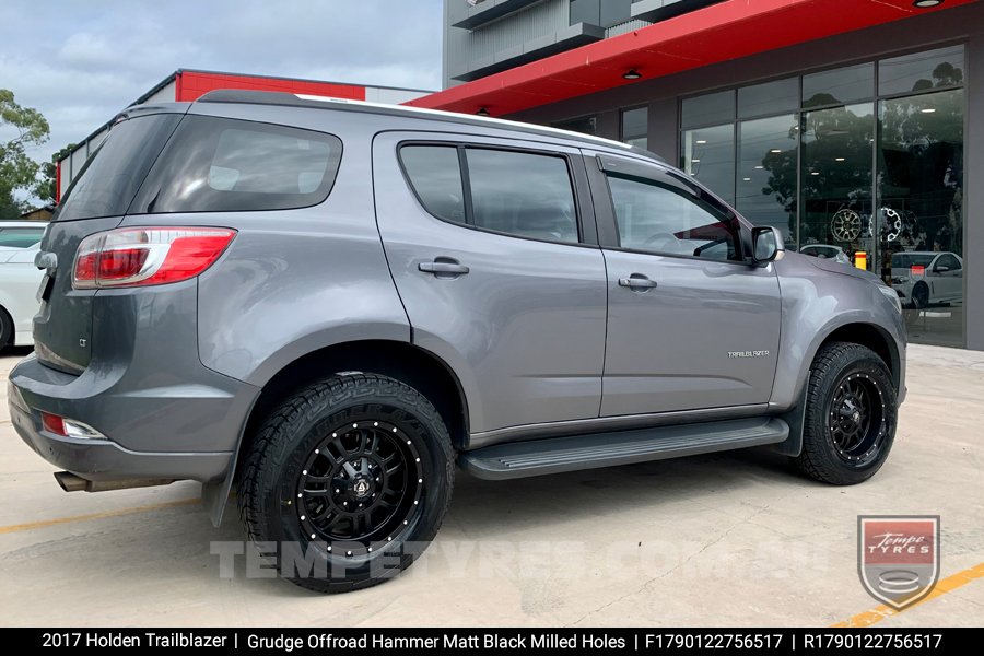 17x9.0 Grudge Offroad HAMMER on HOLDEN TRAILBLAZER